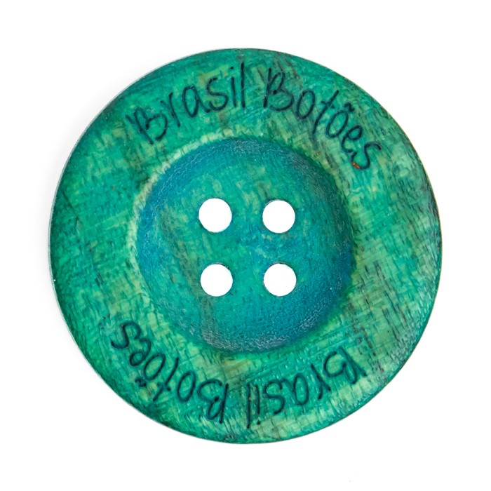 Botão Madeira Tingido